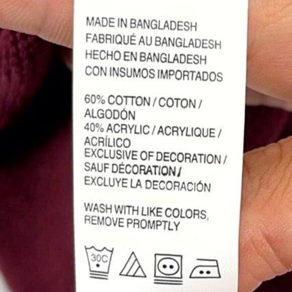 IZOD Men's Velvet Maroon 2X Large‎ Crew Neck Stripe Sweater NWT MSRP $65 - Picture 8 of 10